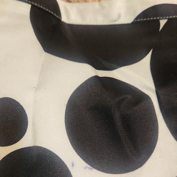 Venus Black & White Flare Polka Dot Maxi Skirt - Picture 5 of 5